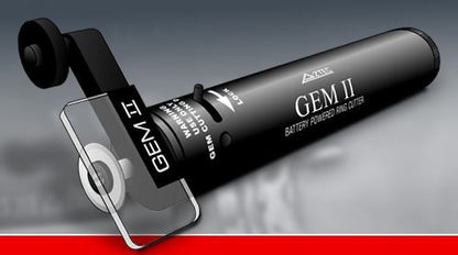 Fingerringsav Electric GEM II komplet med batterioplader