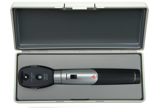 HEINE mini 3000 LED oftalmoskopsæt i etui