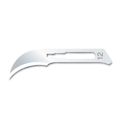 Knivblad Kiato Engangs Kulstofstål Sterilt Nr. 12 / 100