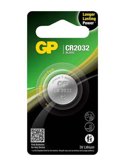 Batteri GP Knapcelle Lithium CR2032 3V