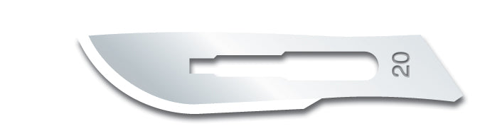 Knivblad Kiato Engangs Kulstofstål Sterilt Nr. 20 / 100