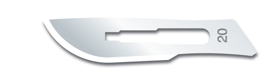 Knivblad Kiato Engangs Kulstofstål Sterilt Nr. 20 / 100