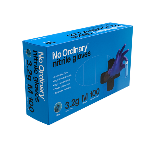 Nitrilhandske No Ordinary Blue M / 100