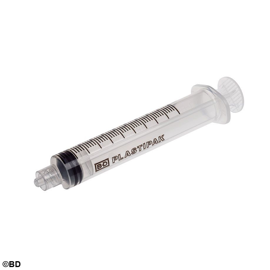 Sprøjte 3-komponent BD Plastipak Luer-Lock/Centret 10ml / 100