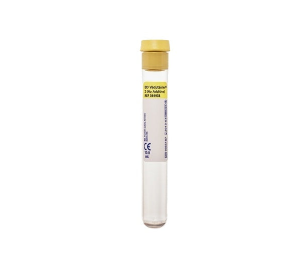 Vakuumrør BD Gul Urin uden tilsætningsstof Rund 10ml 16 x 100mm / 100