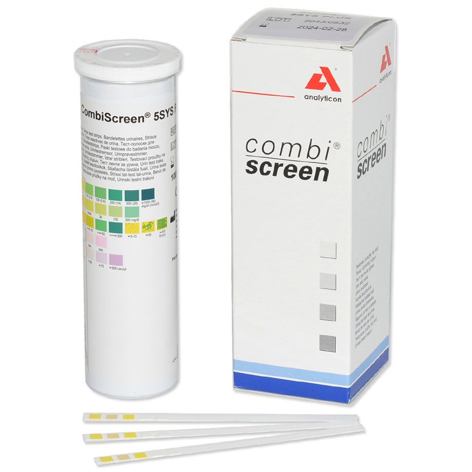 Urinteststrimler CombiScreen 5 Plus / 100