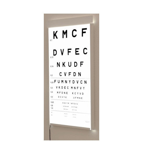 Visionstavle LogMAR 3m LED