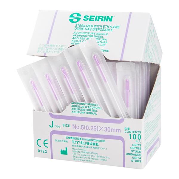 Akupunkturnål Seirin Type J 0,25 x 30 mm / 100 stk.