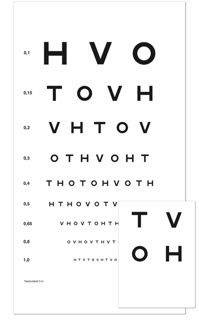 Visionstavle HVOT 3m med touchboard og bogstaver 320 x 600 mm