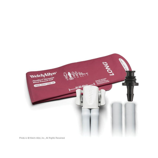Welch Allyn manchet med 2 slanger, Flexiport, stor, voksen, 32-43 cm