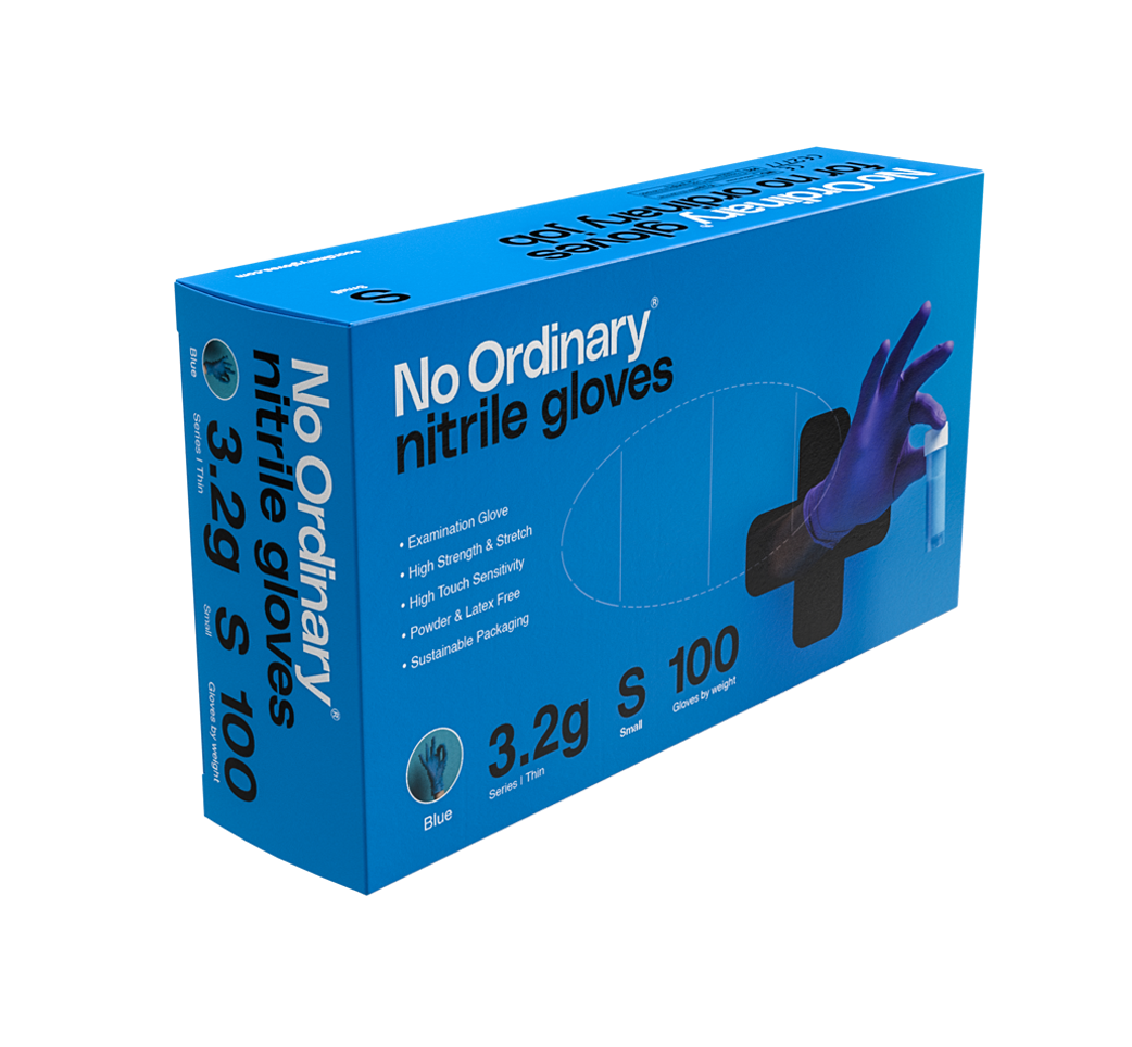 Nitrilhandske No Ordinary Blå S / 100