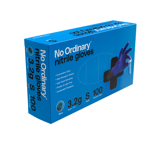 Nitrilhandske No Ordinary Blå S / 100