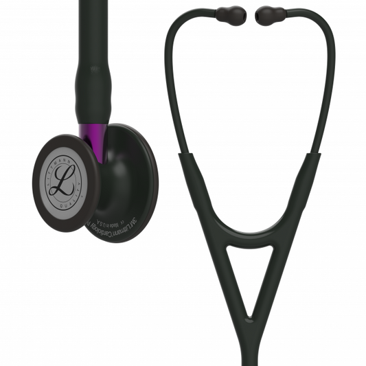 Stetoskop Littmann Cardiology IV Diagnostic Sort Udgave/Lilla