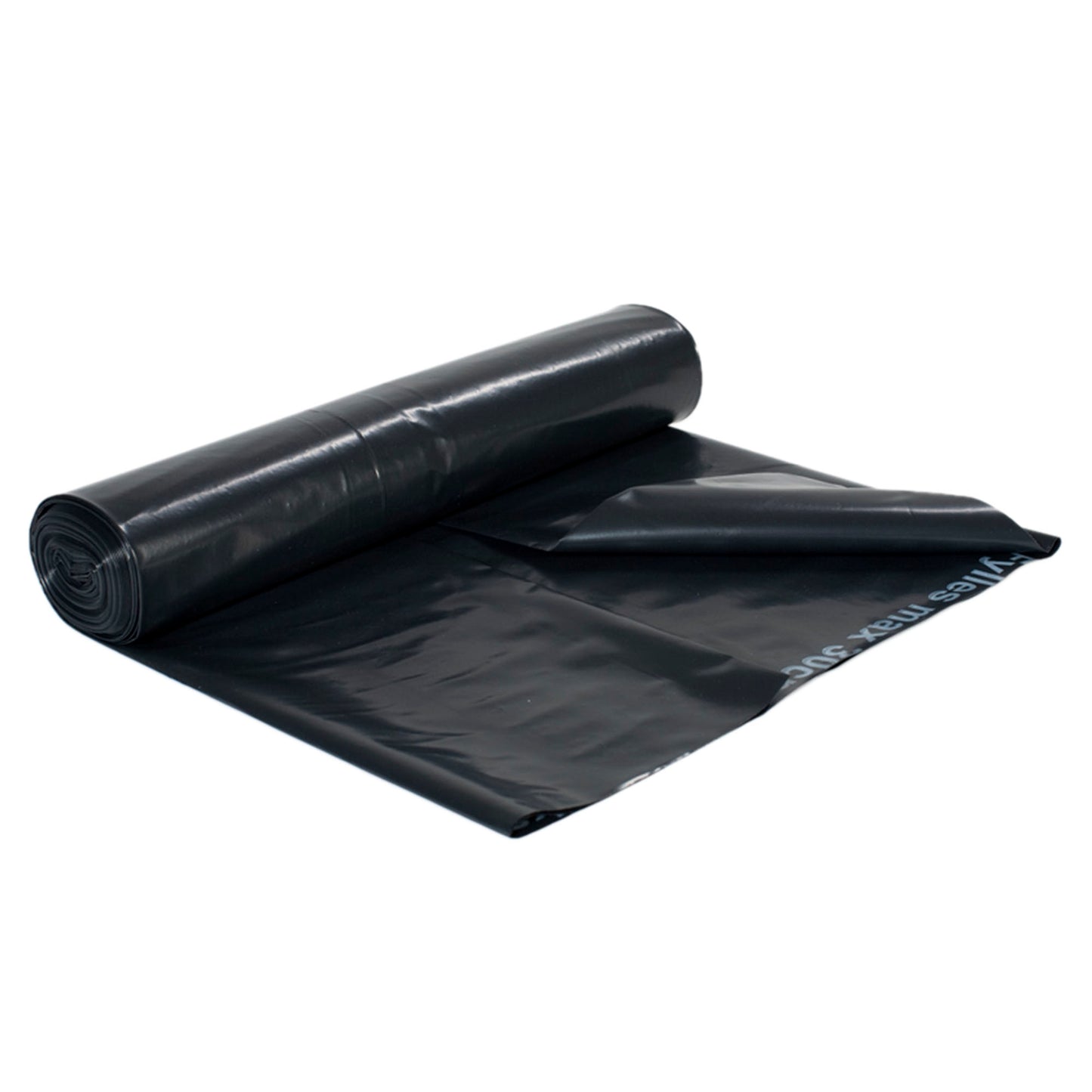 Madaffaldspose 125L Sort 75 x 115cm 90my / 10