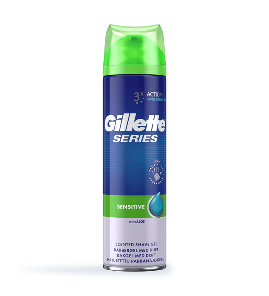 Barbergel Gillette Gel Sensitive 200ml