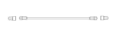 Connecta Forlængerslange PVC 100cm / 50