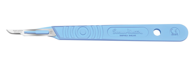 Skalpel/Kniv Swann-Morton Steril Engangskniv nr. 15 / 10