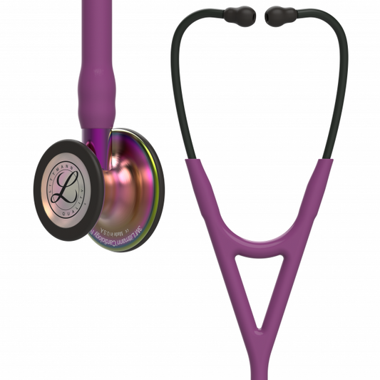 Stetoskop Littmann Cardiology IV Diagnostisk Blomme/Regnbue/Lilla
