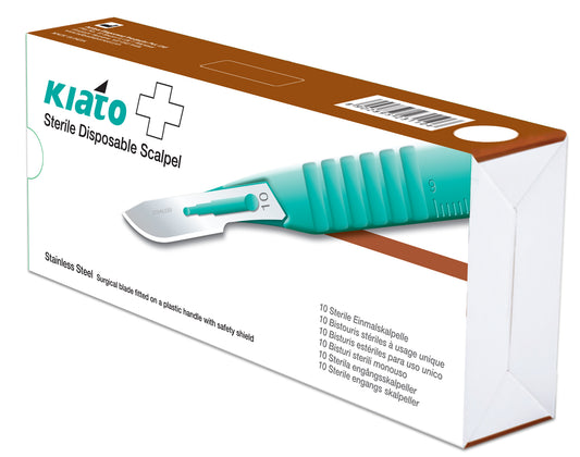 Skalpel/Kniv Kiato Engangs Steril Nr. 10 / 10