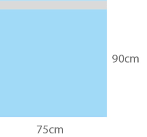 Operationsklud Coverline Adhesive 2-lags 75 x 90 cm / 120 