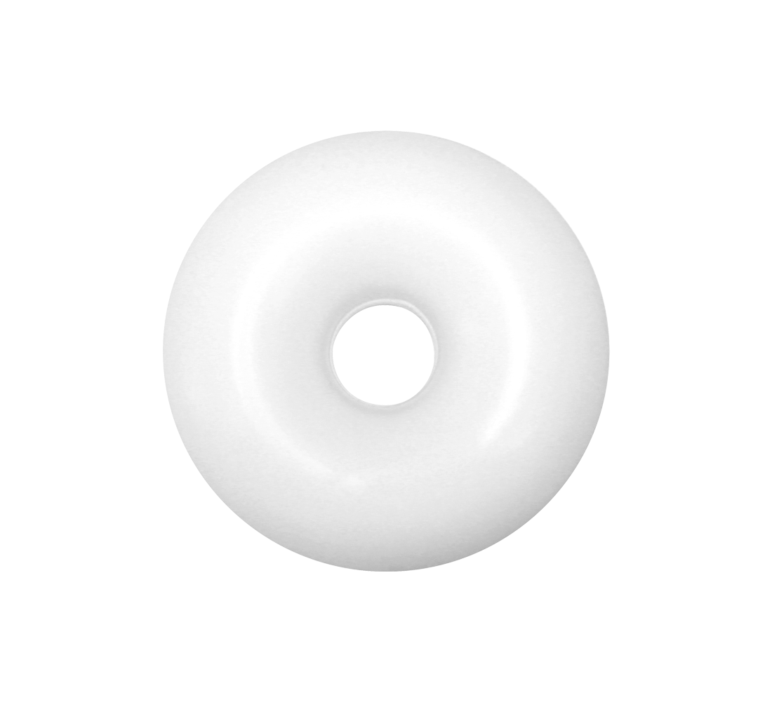Livmoderring Silikone Donut 87mm 
