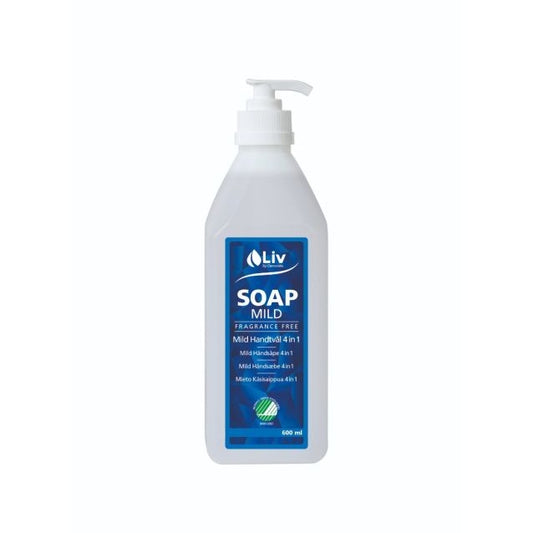 Håndsæbe Liv Mild Parfumefri 4i1 600ml / 15