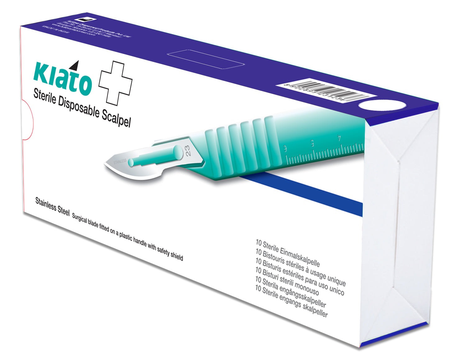 Skalpel/Kniv Kiato Engangs Steril Nr. 23 / 10