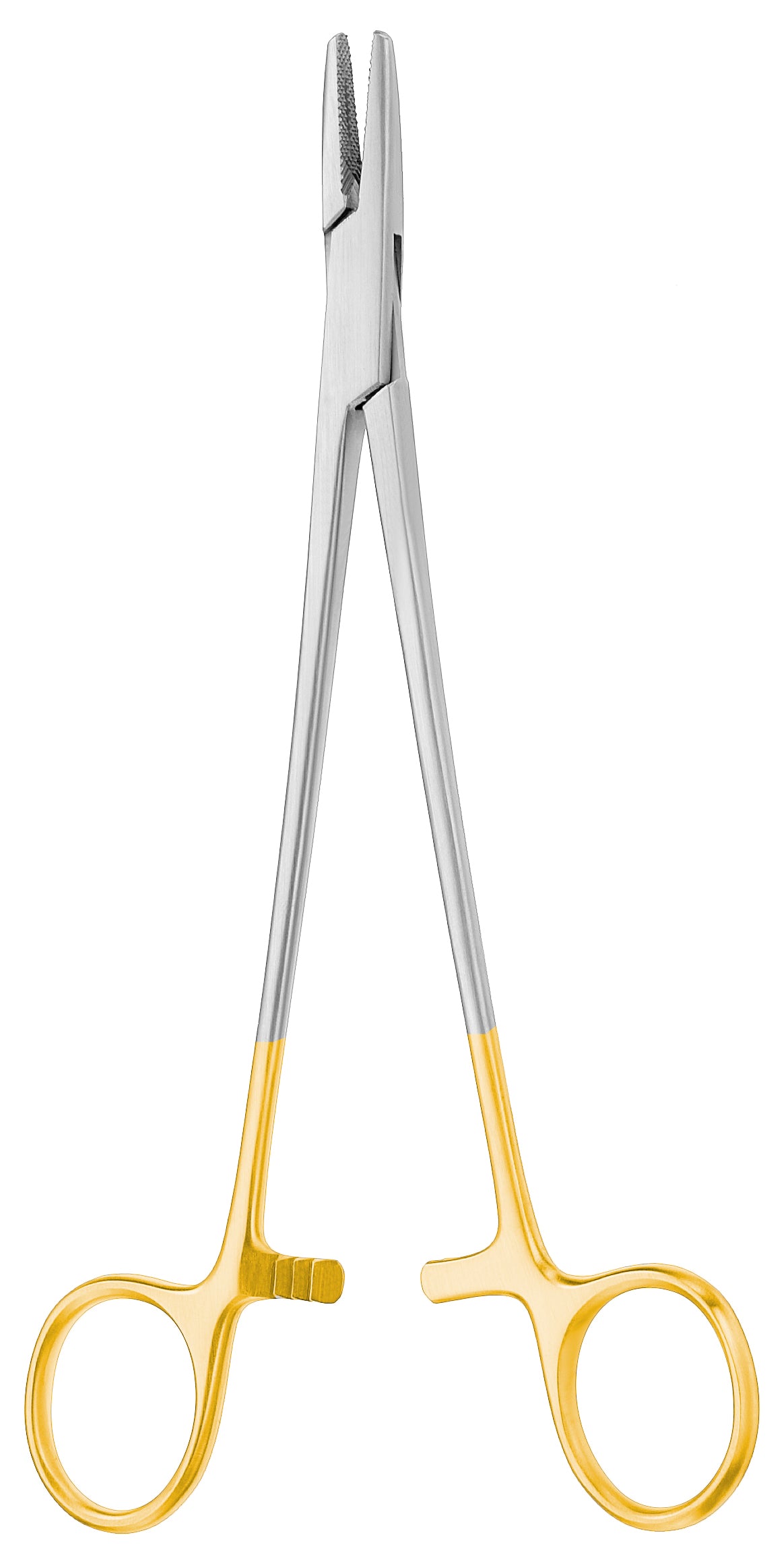 Nåleføring Mayo-Hegar lige rillet TC 16 cm