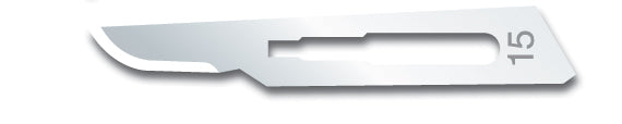 Knivblad Kiato Engangs Kulstofstål Sterilt Nr. 15 / 100