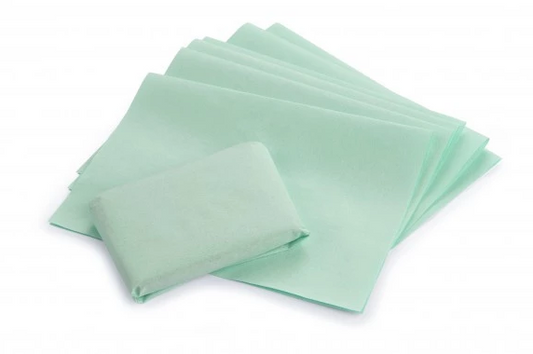 Pakkelærred Crepe Grøn 60g 50 x 50cm / 500