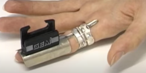 Fingerbeskyttelse til fingerringsav elektrisk GEM II