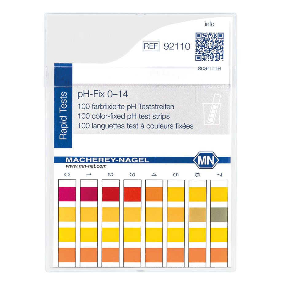 Indikatorpapir Teststrimler pH 0-14 / 100
