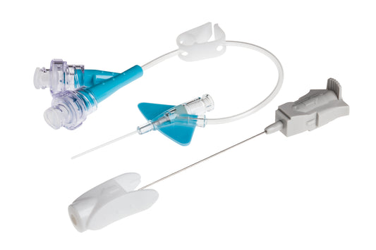 Infusionskanyle BD Nexiva Y-stik Q-Syte Blå 0,9x25mm 22G / 20