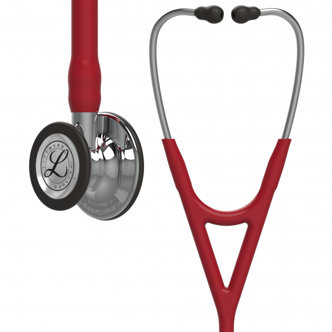 Stetoskop Littmann Cardiology IV Diagnostisk Bordeaux/Spejl