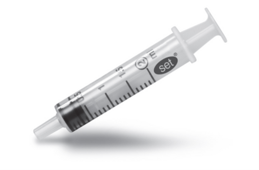 Sprøjte 3-komponent Bluebird Sæt Luer/Centret 2ml / 100