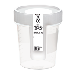 NFT Urinkop med integreret overføringsenhed Steril 100 ml / 200