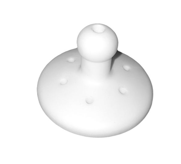 Livmoderring Silikone Gelhorn Kort Stilk 64mm