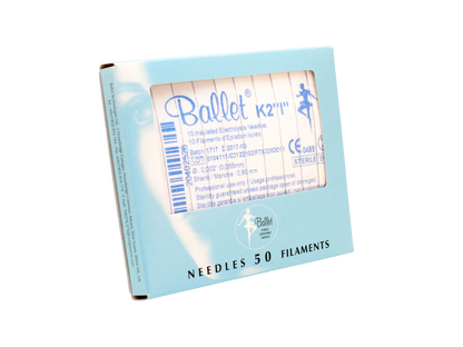 Epileringsnål Ballet Isoleret K-håndtag Størrelse 2 / 50