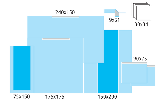 Universal sæt Coverline / 12