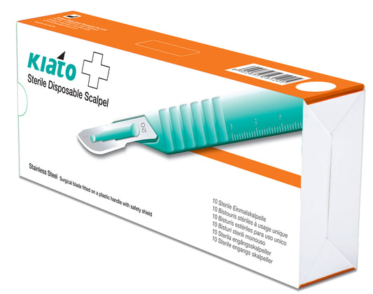 Skalpel/Kniv Kiato Engangs Steril Nr. 20 / 10