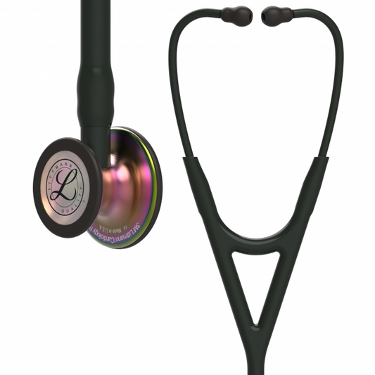Stetoskop Littmann Cardiology IV Diagnostisk Sort/Regnbue
