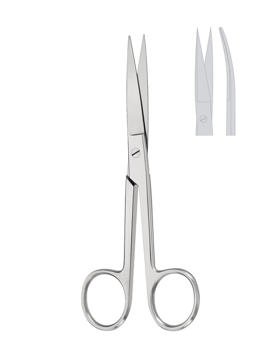 Saks buet 11,5 cm spids / spids