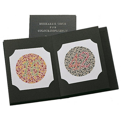 Ishihara farvekort med 24 billeder