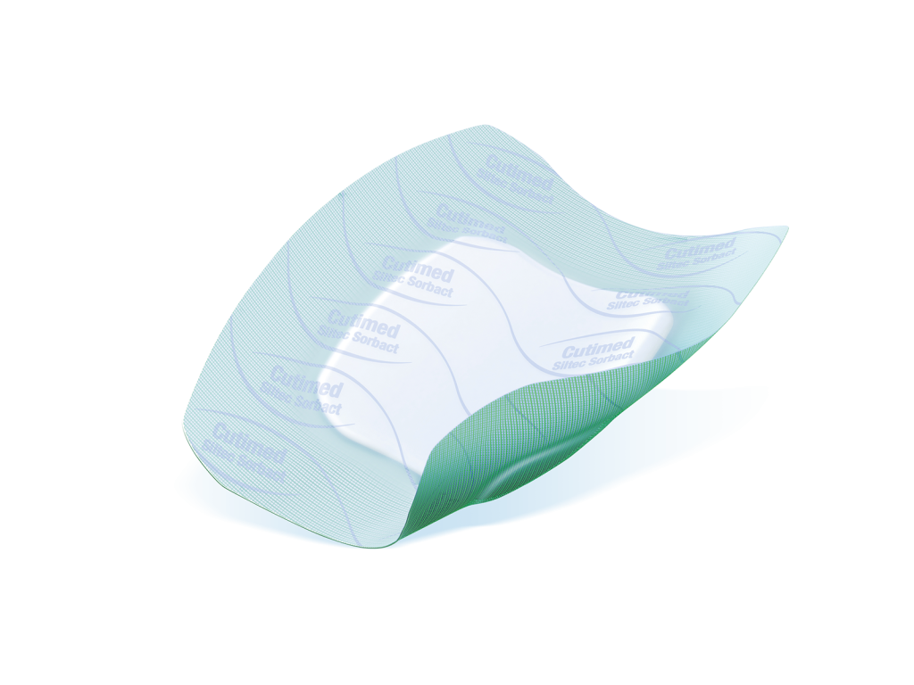 Cutimed Siltec Sorbact B 10 x 10 cm / 10