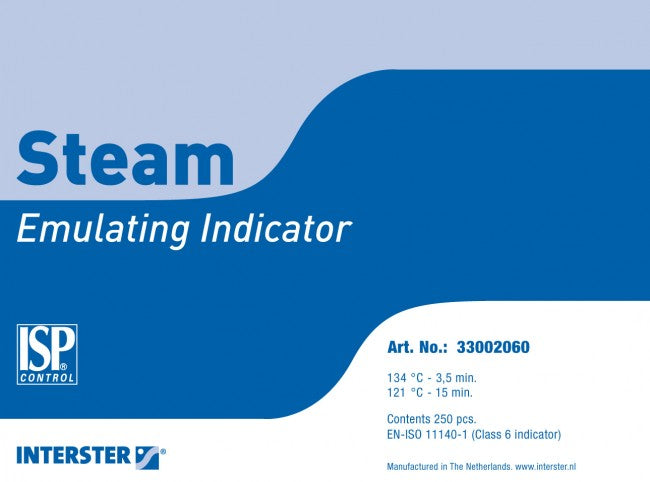 Damp-, tids- og temperaturindikator til autoklav / 250