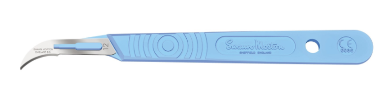 Skalpel/Kniv Swann-Morton Steril Engangskniv nr. 12 / 10