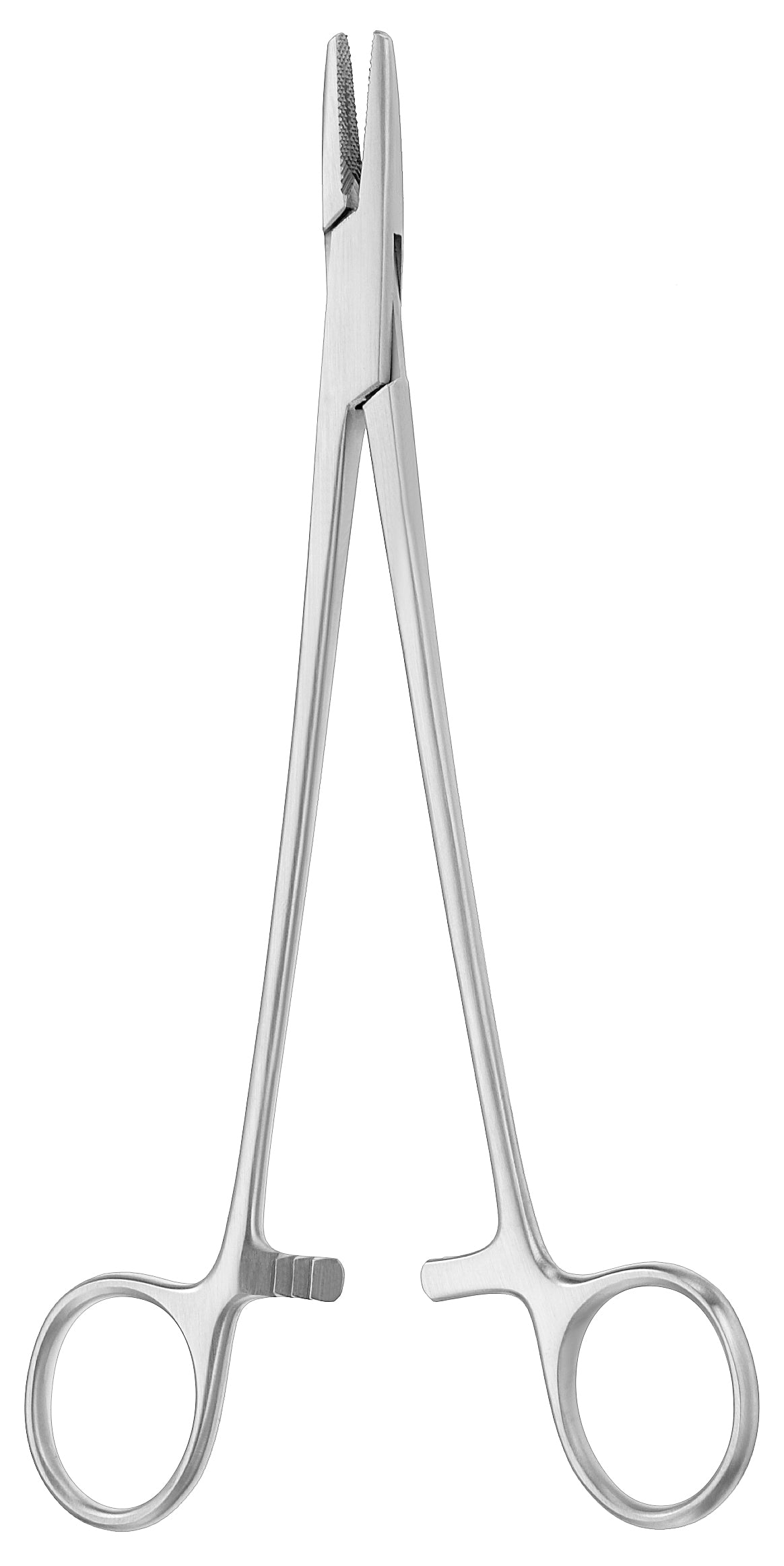 Nåleføring Mayo-Hegar lige rillet 16 cm
