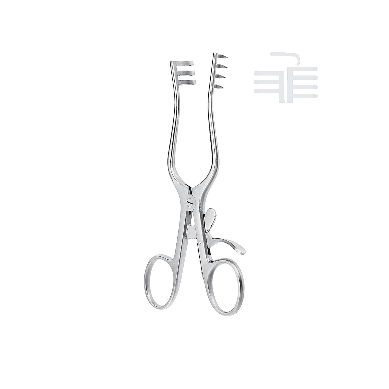 Sårspreder Selvholdende Weitlaner Blunt 3x4T 16,5cm