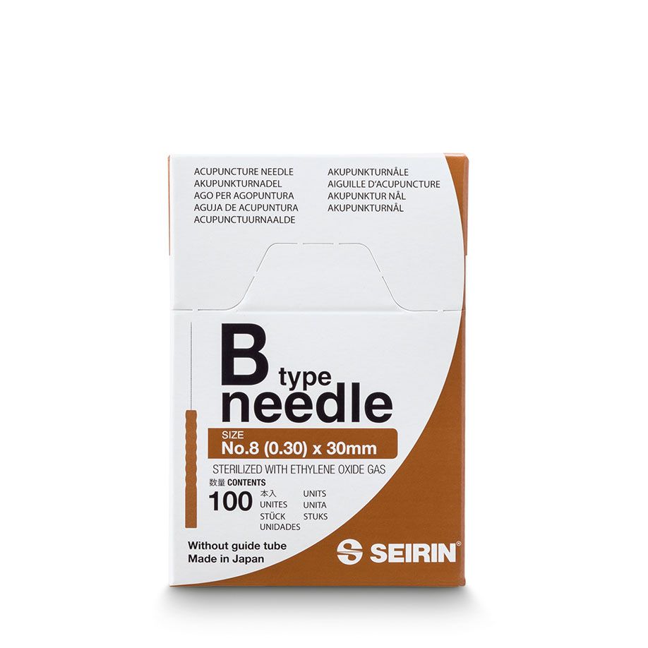 Akupunkturnål Seirin Type B 0,30 x 30 mm / 100