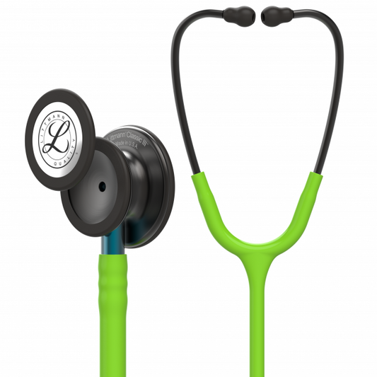 Stetoskop Littmann Classic III Monitorering Limegrøn/Røget/Blå